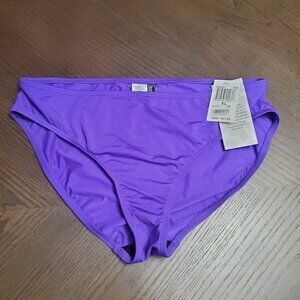 NWT Women's 2Bamboo purple bikini bottoms size XL